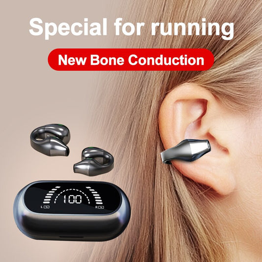 Fashion Wireless Bone Conduction Bluetooth Earphones 