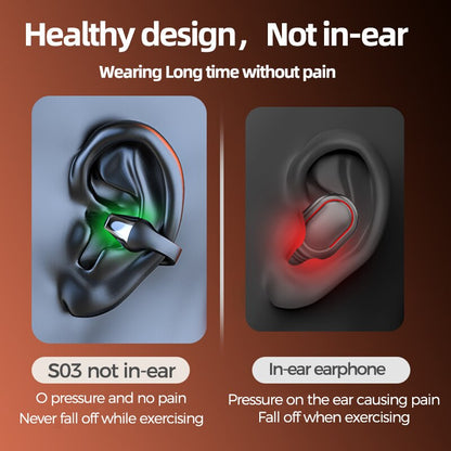 Fashion Wireless Bone Conduction Bluetooth Earphones 