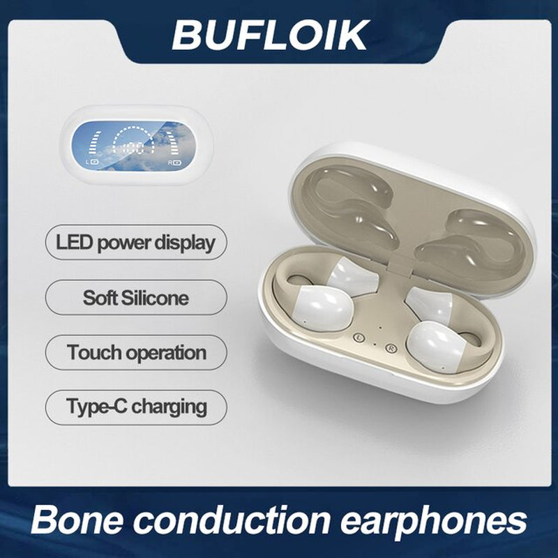 Fashion Wireless Bone Conduction Bluetooth Earphones 