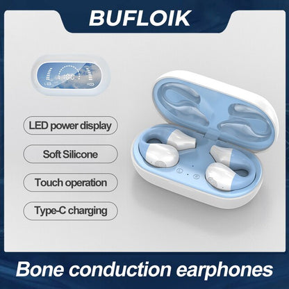 Fashion Wireless Bone Conduction Bluetooth Earphones 