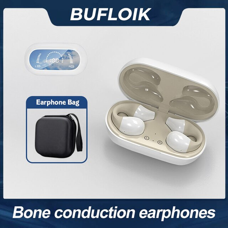 Fashion Wireless Bone Conduction Bluetooth Earphones 